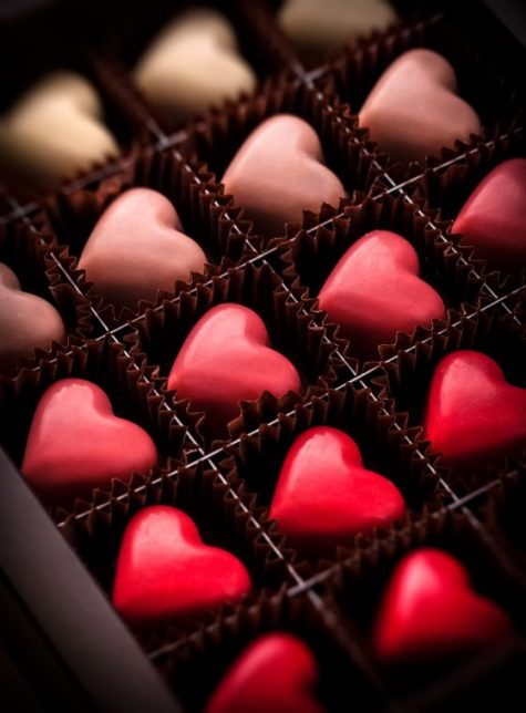 Chocolate hearts for valentine's day, part of the cultural traditions in Japan. (Image © Bojsha65/iStock.)