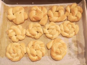 Italian bread pastries, riccioline, show how home baking keeps families under lockdown in Italy connected to cherished cultural traditions. (Image © Silvia Malago)